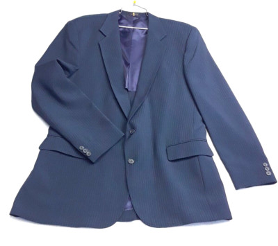 Reed St. James Blazer Mens 44R Blue Sport Coat Suit Jacket USA Half Lined Vented