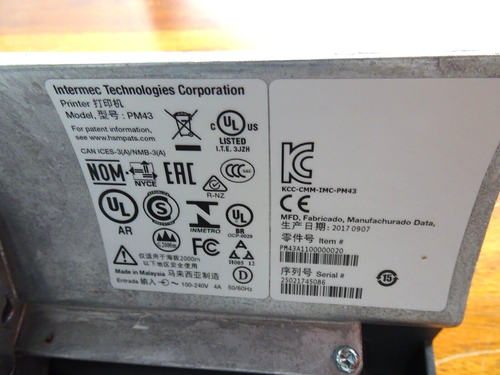 Honeywell/Intermec PM43 stampante termica etichette trasferimento diretto USB testata in rete - Foto 4 di 8