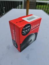 Spot Mirror: Round, Flat, 5 Inch, Stainless Steel