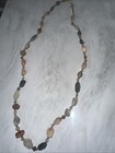 Precious Stones Long Necklace Excellent Condition! Gorgeous One Of A Kind Semi
