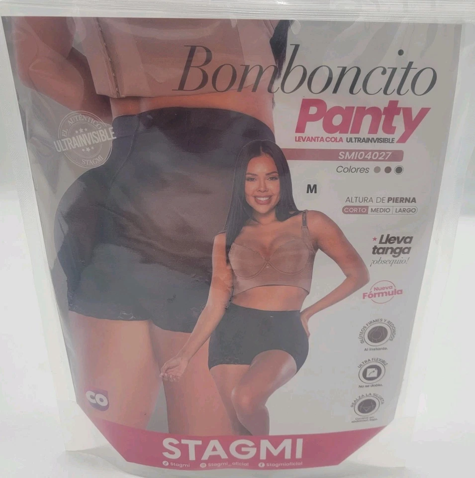Colombian Stagmi Fajas ButtLift Invisble Lace Short Shaper Bottom & Thong 2-Pack - Image 2 of 4