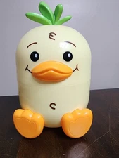 Georgie Egg Moriah Elizabeth 9" Plastic Container Toy (Empty) Pineapple Duck