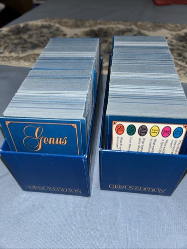 Vintage Trivial Pursuit Genus Edition (1981) Replacement Cards In Original Boxes - Picture 4 of 7