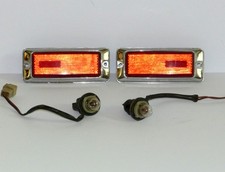 1972-78 Mazda Oem Side Marker Lamp Complete Assemblies Pair Rx3 Rx4 808 929
