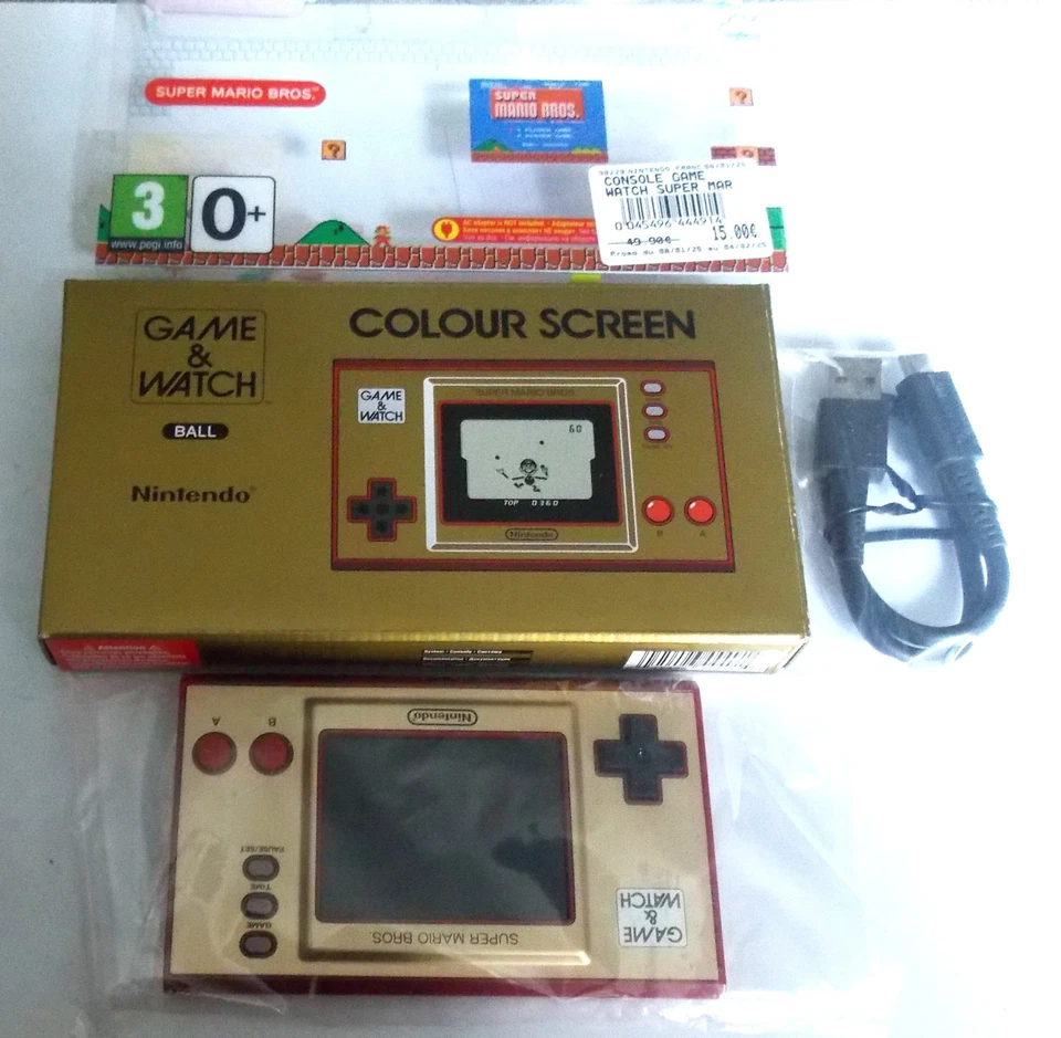 jeu nitendo game & watch colour screen mario bros neuf - Photo 2/2
