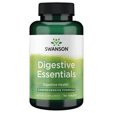 Swanson Digestive Essentials for Digestion of Carbs, Proteins, & Fats, 180 Tabs