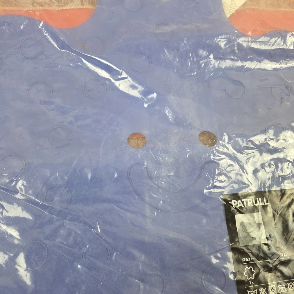 Alfombra de baño antideslizante IKEA Patrull estrella de mar cara sonrisa 21" nuevo en paquete 2008 seguridad para niños Foto 2 de 4