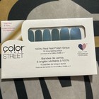 Color Street Nail Polish Strip Aquatic Behavior Shimmery Duochrome Deep Blue — photo 1
