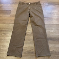 Bonobos Chino Pants Mens 32x30 Brown Slim Fit Flat Front Straight Leg