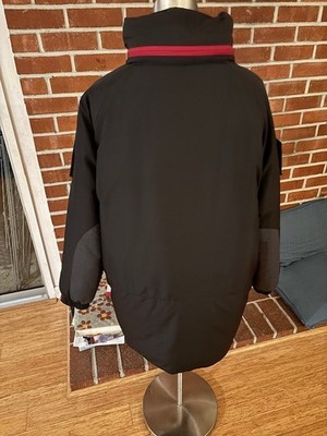 Evangelion Radio Eva black unit 02 monster parka size small | eBay