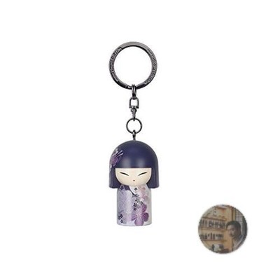 Kimmidoll KIYOMI Keychain Doll 5cm Japanese Kokeshi Figure New in Case