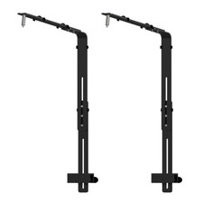 Aquariums Lighting Mount Adjust Height LED Light Bracket for Fishtanks 2PCS