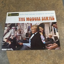 Vintage Garrard Module Series Turntable Catalog 1969 Price List RETRO PICS 