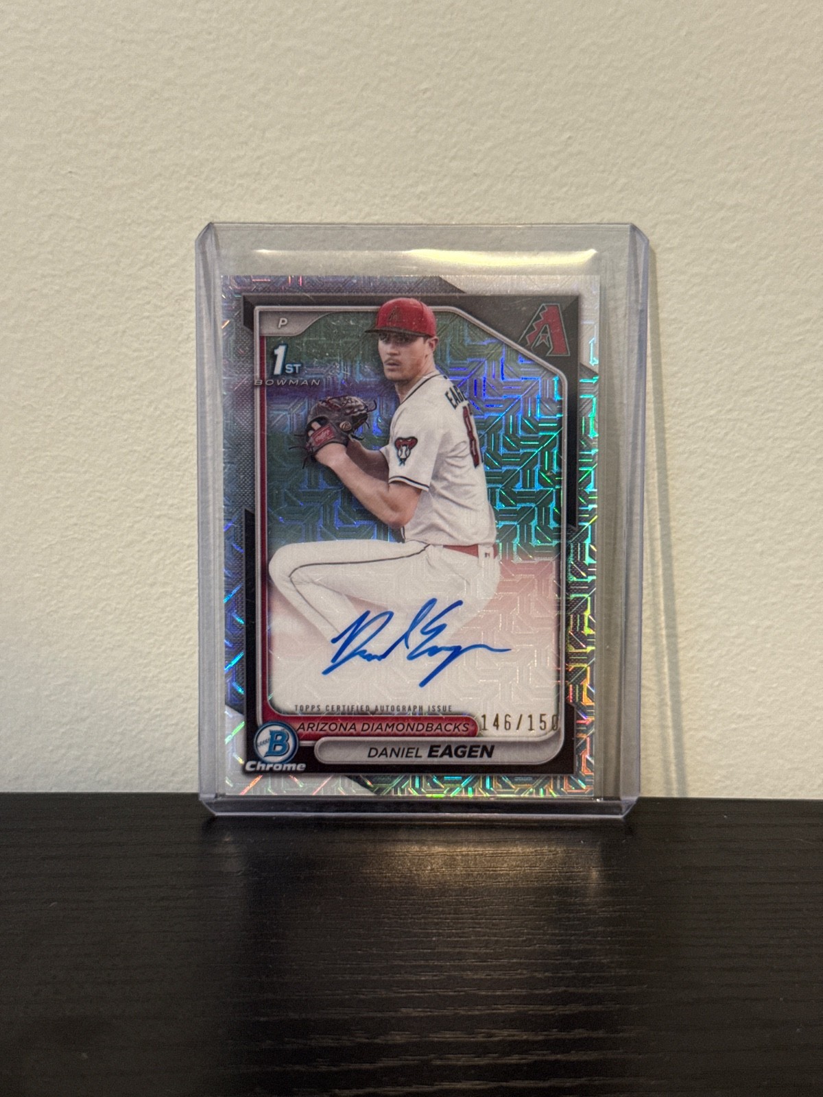 2024 Bowman Chrome 1st Daniel Eagen #CPADE HTA Choice Refractor Auto #69/150