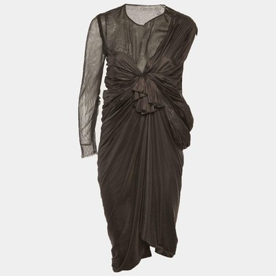 knee length dresses for ladies Lanvin - Short Dress with Ruffles for Women - Black main image 1