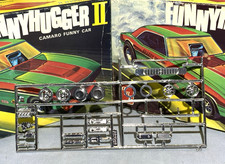 AMT 1969 CAMARO "FUNNY HUGGER II" FUNNY CAR KIT T384 1/25 ORIGINAL CHROME TREE