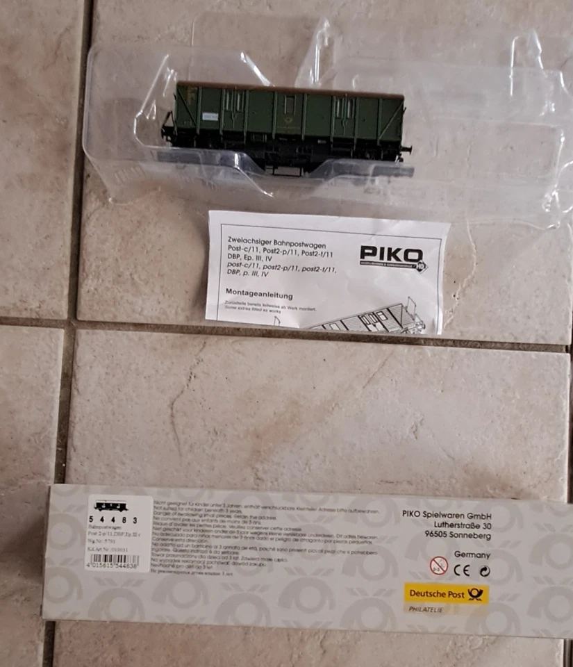PIKO BAHNPOSTWAGEN  ART. 54483 WG.NR. 5793 MIT OVP TOP !!!!!!!!!!! - Bild 3 von 4