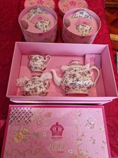 BUNDLE New Teapot Cups Saucers Plates Royal Albert 100 Years 1940 English Chintz