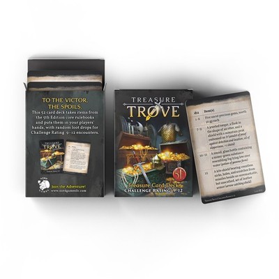 Dungeons & Dragons RPG: Treasure Trove Challenge Rating 9 to 12 Deck - New
