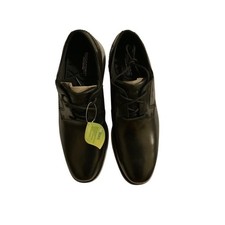 Rockport Men's Total Motion Black Leather Plain Toe Oxfords DEWix Lining NIB