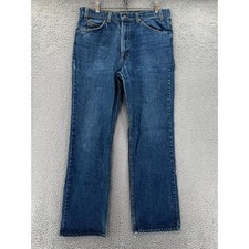 Vintage 80s Levi's 517 Orange Tab Bootcut Jeans USA 36x32 Fits 35x31 USA