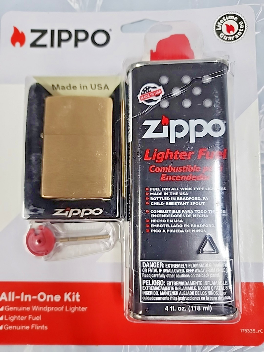 Kit With Fluid And Flints - Lifetime Use