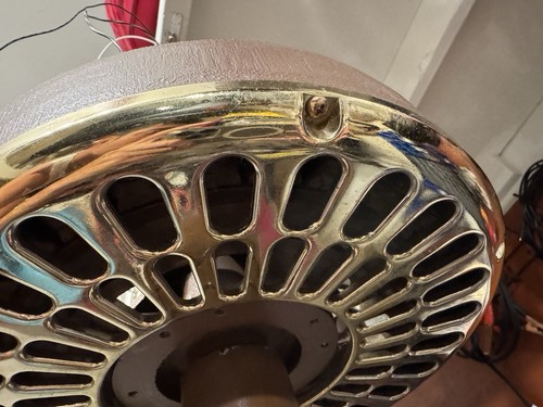 Vintage Hunter Original 22372 Robbins & Myers 1980 Brown/Brass 52” Ceiling Fan - Picture 8 of 20