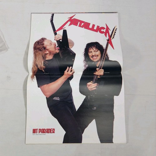Metallica Hit Parader & Rolling Stone Magazine & Poster Lot. Vintage 90s 1990s - Picture 16 of 18