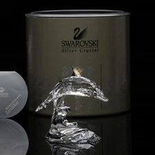 SWAROVSKI Figurine Dolphin on a Wave 190365