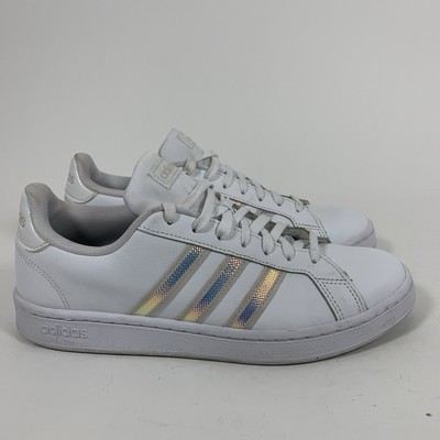 adidas gazelle silver green womens Shop White Womens adidas Grand Court 2.0 Lace Up Sneakers  Shoebacca