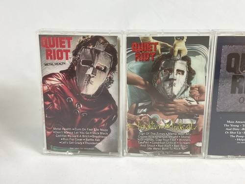 QUIET RIOT Cassette Tape Lot x6 Metal Health Critical WASP Circus KISS Smashes - Picture 3 of 18
