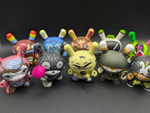 HUGE Kidrobot Dunny x10 Lot!! Multiple Series 2006-2013 Sideshow w/ Accessories