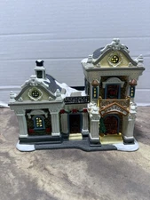 Carole Towne Collection Museum 2003 Lighted Village House w/ Box Christmas Decor