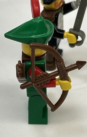 Vintage LEGO Minifigure Captain Red Beard Pirate & Forestman LEGO