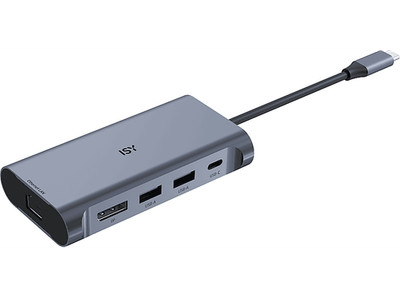 ISY IAD-1029 USB-C Adapter, Silber NEU