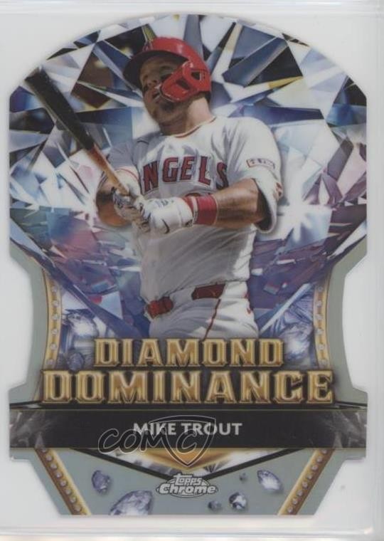 2024 Topps Chrome Update Diamond Dominance Mike Trout #DD-16 08ho