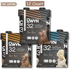 OWYN Pro Elite 32g Keto Plant Protein Shake, Verity Pack 11.15 fl oz, 12 pk. 