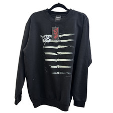 NEW My Chemical Romance Sweatshirt Mens XL Black Fleece Long Sleeve Band NWT
