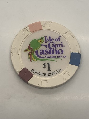 Isle of Capri Casino $2.50 Gaming Chip Bossier City Louisiana H&C 1994-2006 - Picture 2 of 2