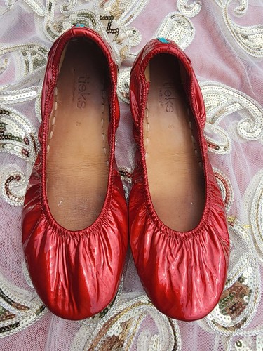 tieks red diamond limited edition excellent condition