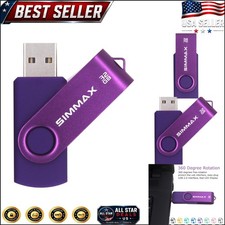 Elegant 32GB USB 2.0 Swivel Thumb Drive - Lightweight Flash Storage Solution