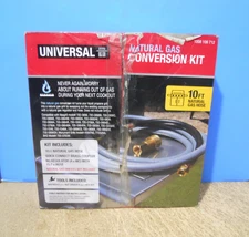 Universal Propane to Natural Gas Conversion Kit Hose Grill Adapter