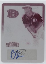 2015 Contenders College Ticket Printing Plate Magenta 1/1 Brandon Koch Auto 2t7