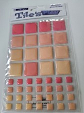 Baby Pink Mosaic Tiles  Sticko Tile's Play  EK Success  44 Pieces