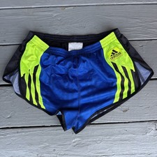 ADIDAS EQUIPMENT SHORTS RUNNING SPRINTER VINTAGE BLUE 1980S SIZE MEDIUM RARE
