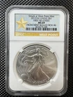 2012 (W) SILVER EAGLE NGC MS69 FR STRUCK AT WEST POINT FROM MINT SEALED BOX 6