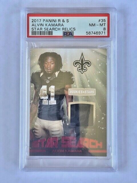 Alvin Kamara Panini Rookies & Stars Star Search Relics #35 Base