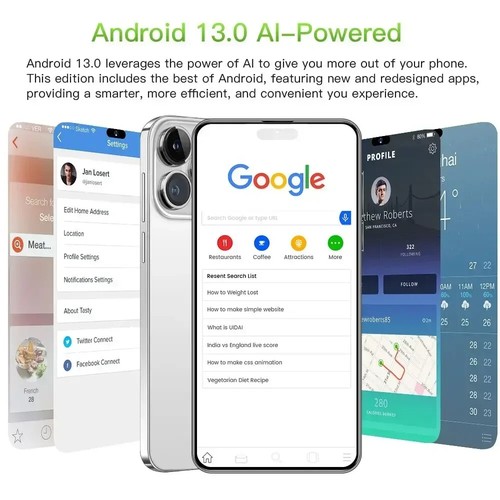 Original For Brand Smartphone 6.7 inch New XS15 Pro Max Full Screen 4G 5G Cell - Afbeelding 14 van 15