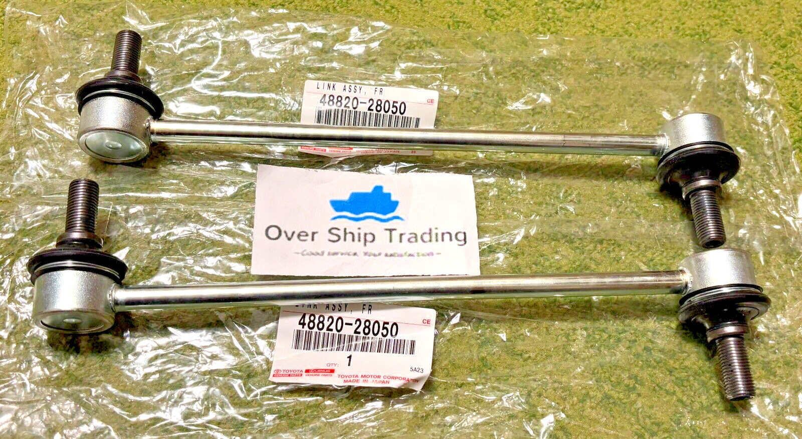 Lexus Genuine RX350 RX450h Toyota Camry Front Stabilizer Sway Bar Link Pair OEM