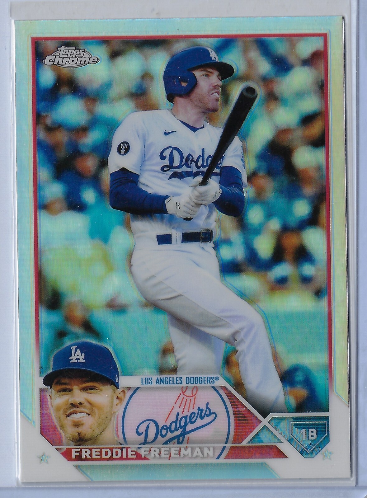 2023 Topps Chrome - #5 Freddie Freeman Refractor